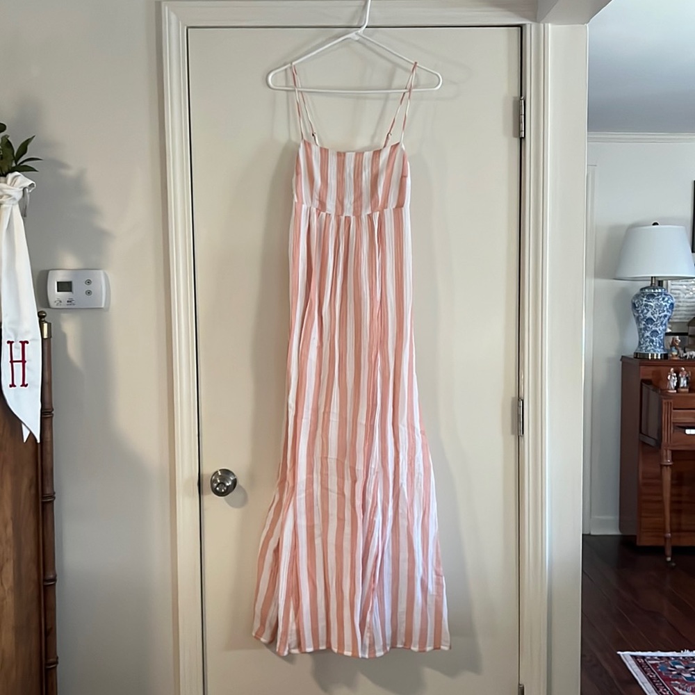 Abercrombie Striped Maxi Dress Small Tall
